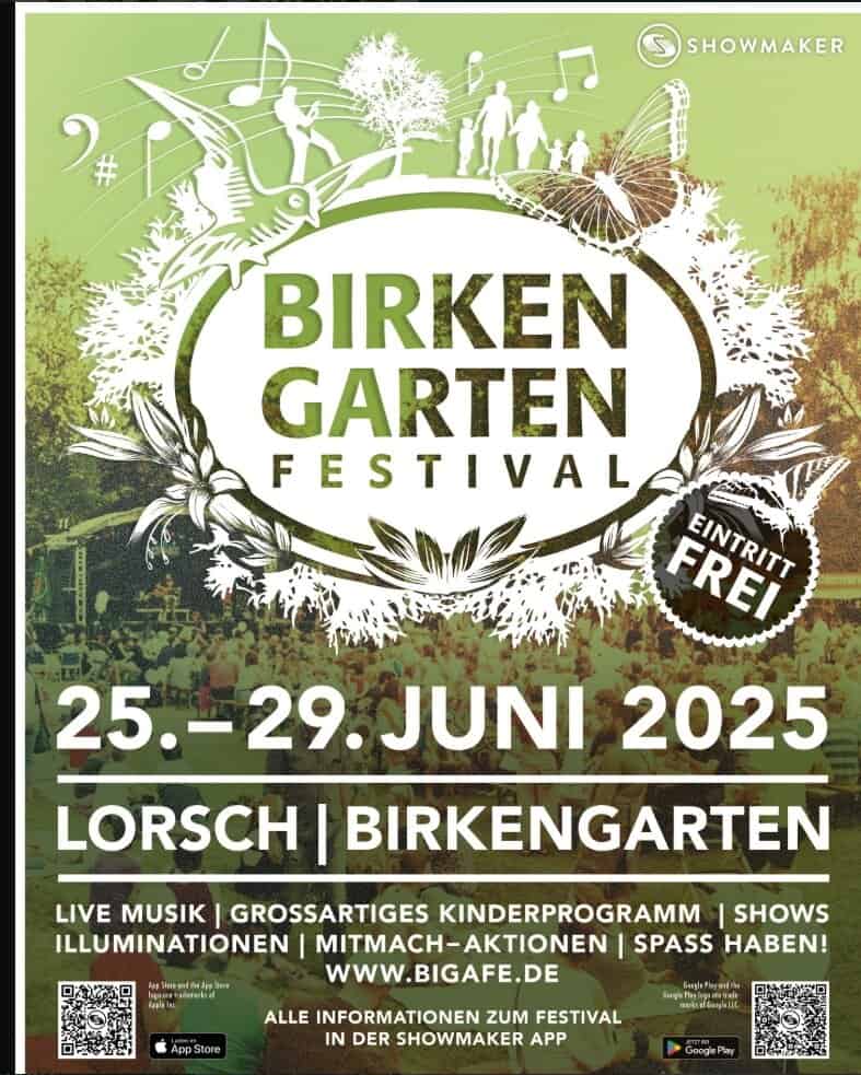 Birkengarten Festival 2025 Lorsch